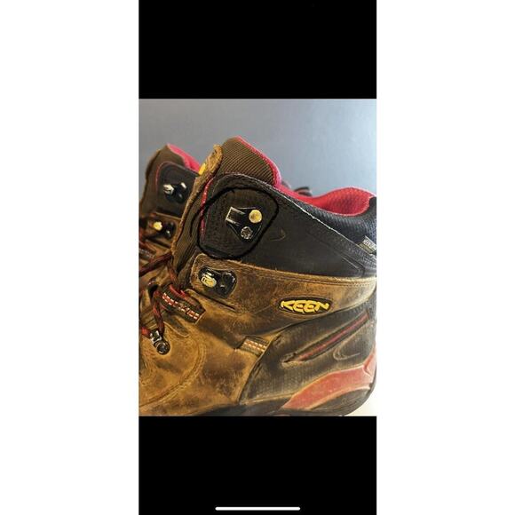 Keen Pittsburgh Men 13 D Steel Toe EH Waterproof Brown WORK HIKING Boot 1007024 main image 4